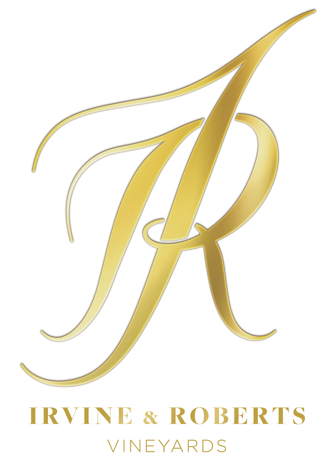 Irvine & Roberts Vineyards gold logo
